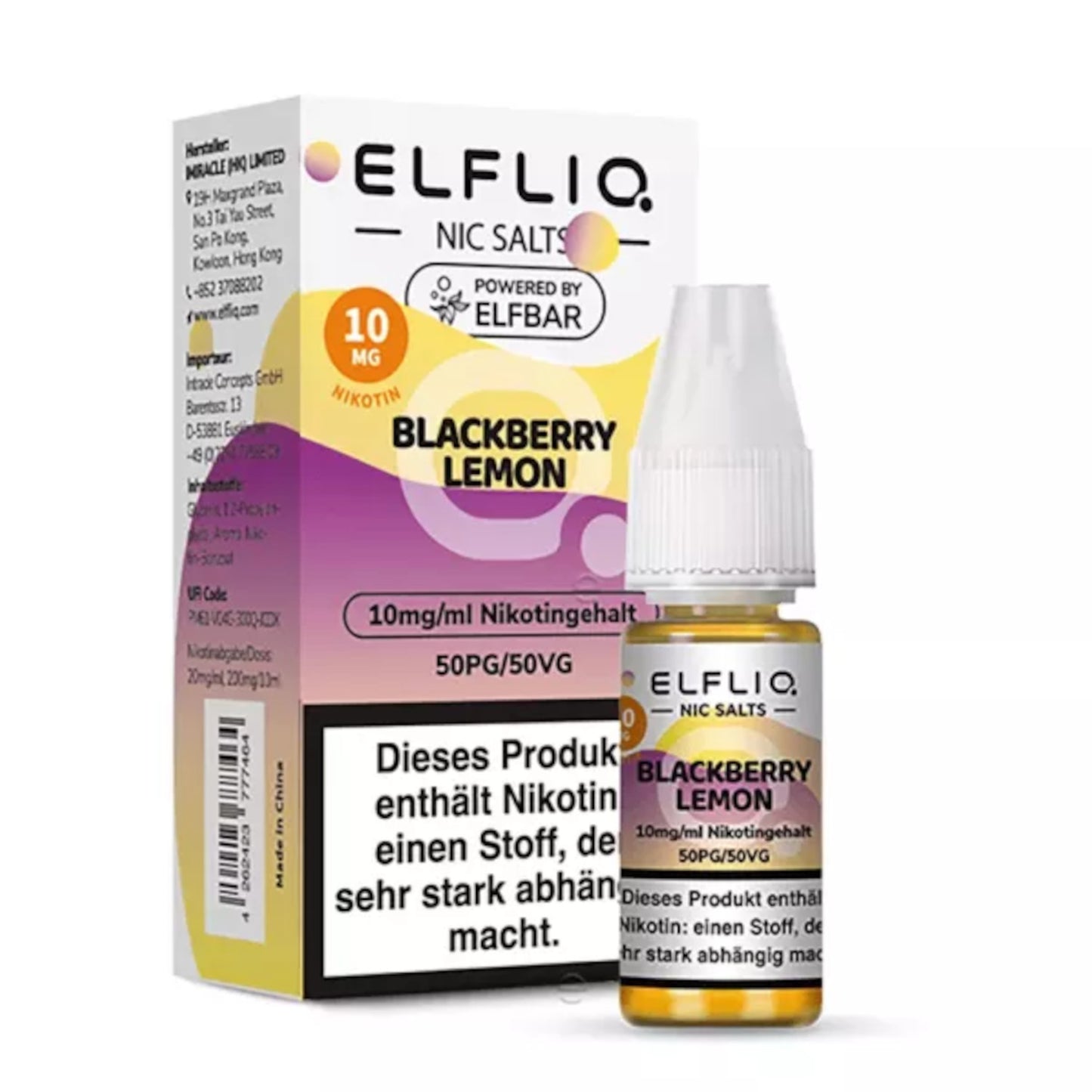 Elfbar Elfliq Blackberry Lemon
