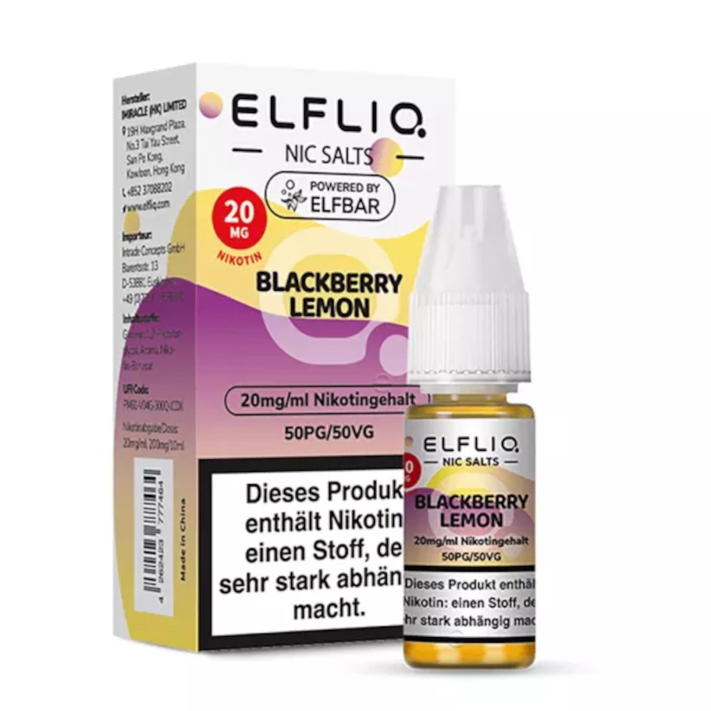 Elfbar Elfliq Blackberry Lemon