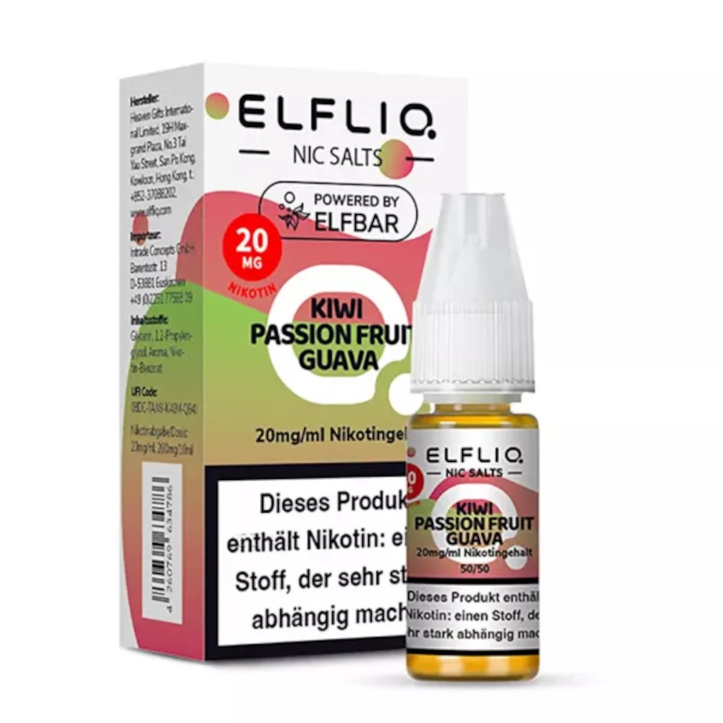 Elfbar Elfliq Kiwi Passionfruit Guava