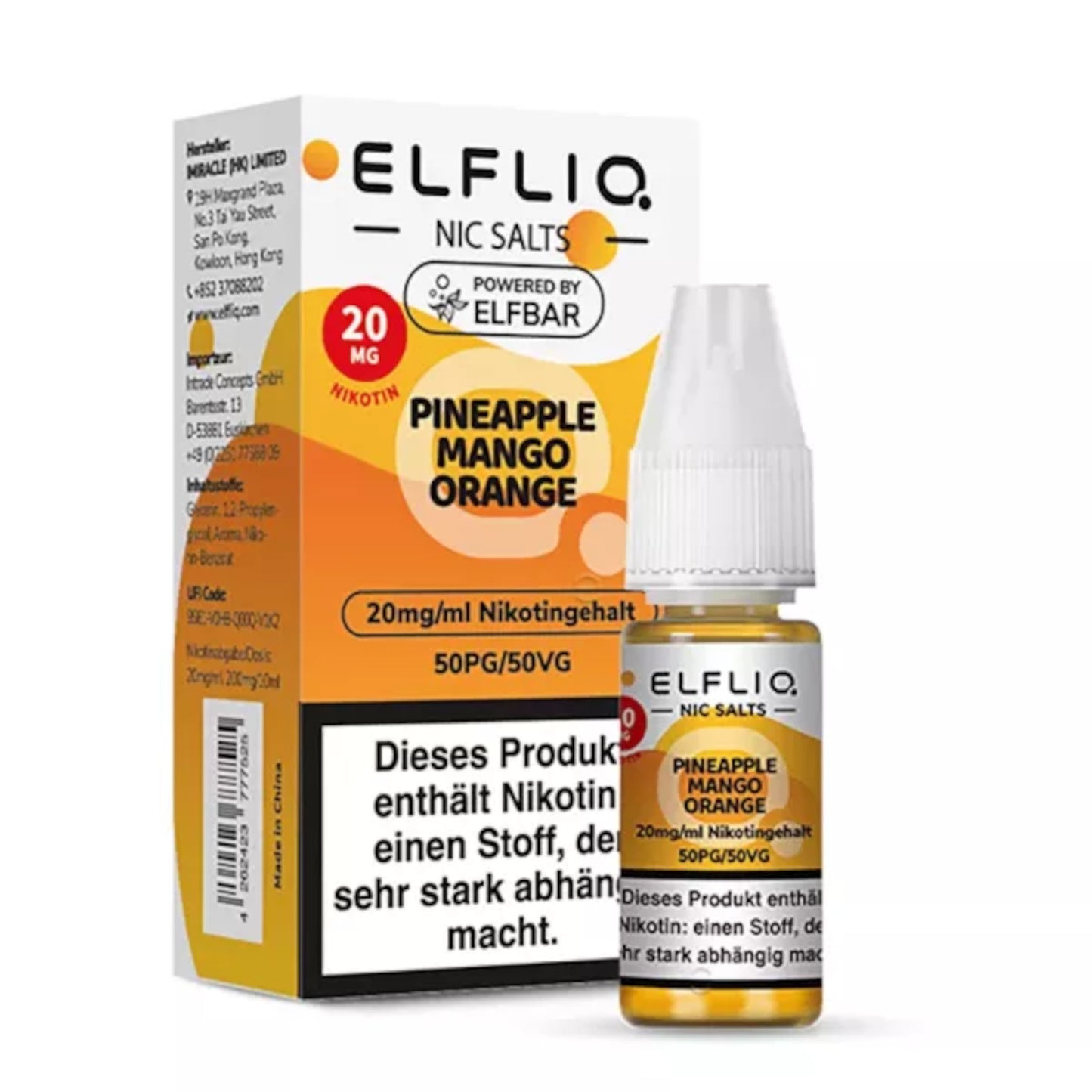 Elfbar Elfliq Pineapple Mango Orange