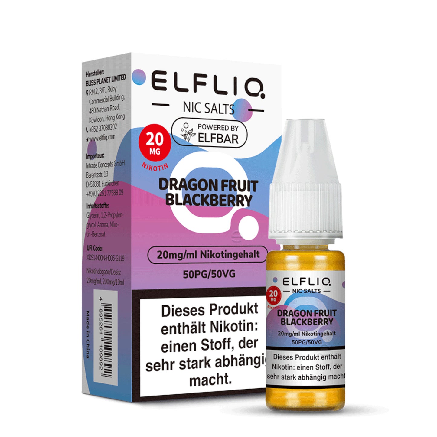 Elfbar Elfliq Dragonfruit Blackberry