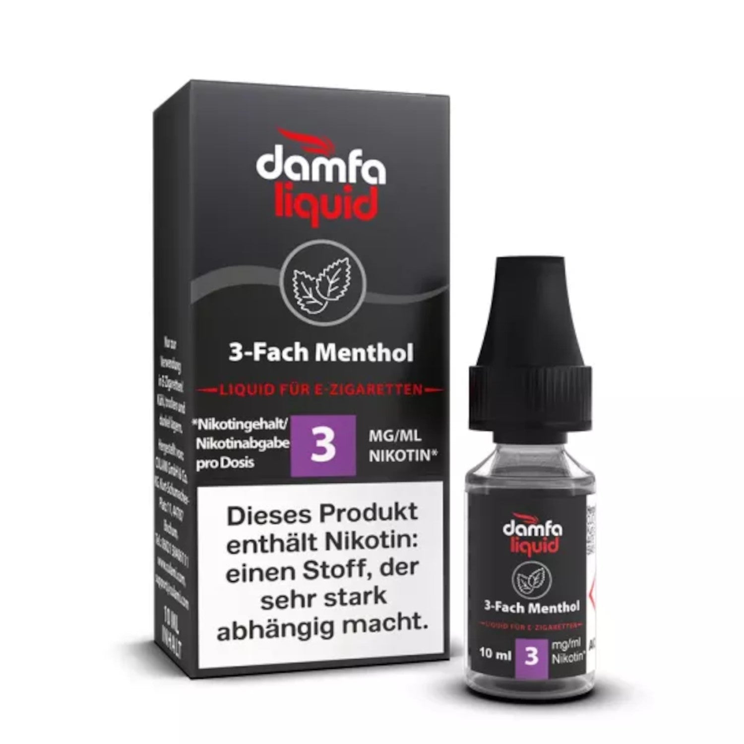 Liquid E Zigarette Groß Damfa Liquid 3-Fach Menthol – maindampf Liquids fr E -Zigaretten kaufen |