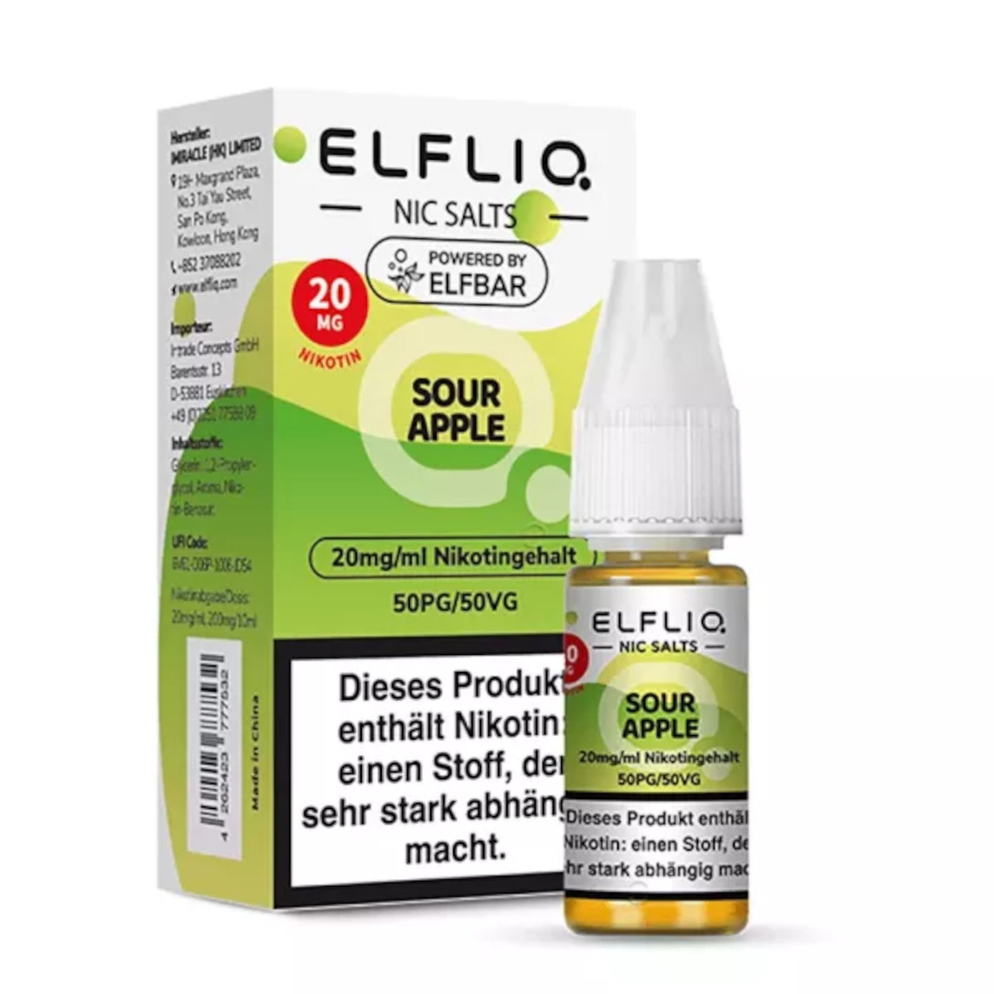 Elfbar Elfliq Sour Apple