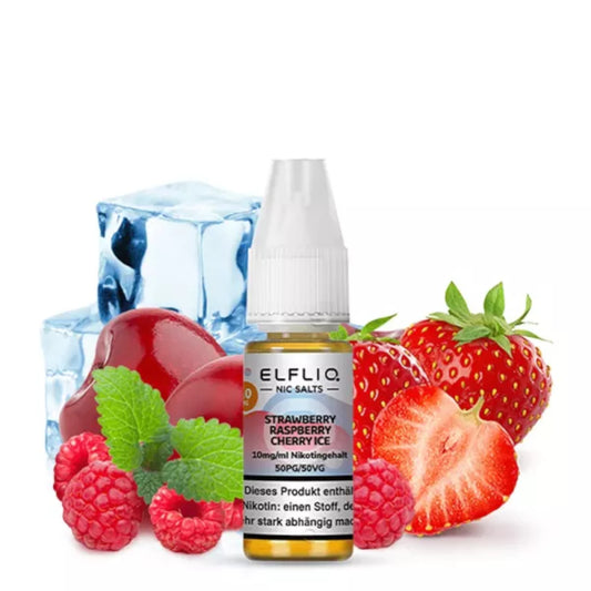 Elfbar Elfliq Strawberry Raspberry Cherry Ice
