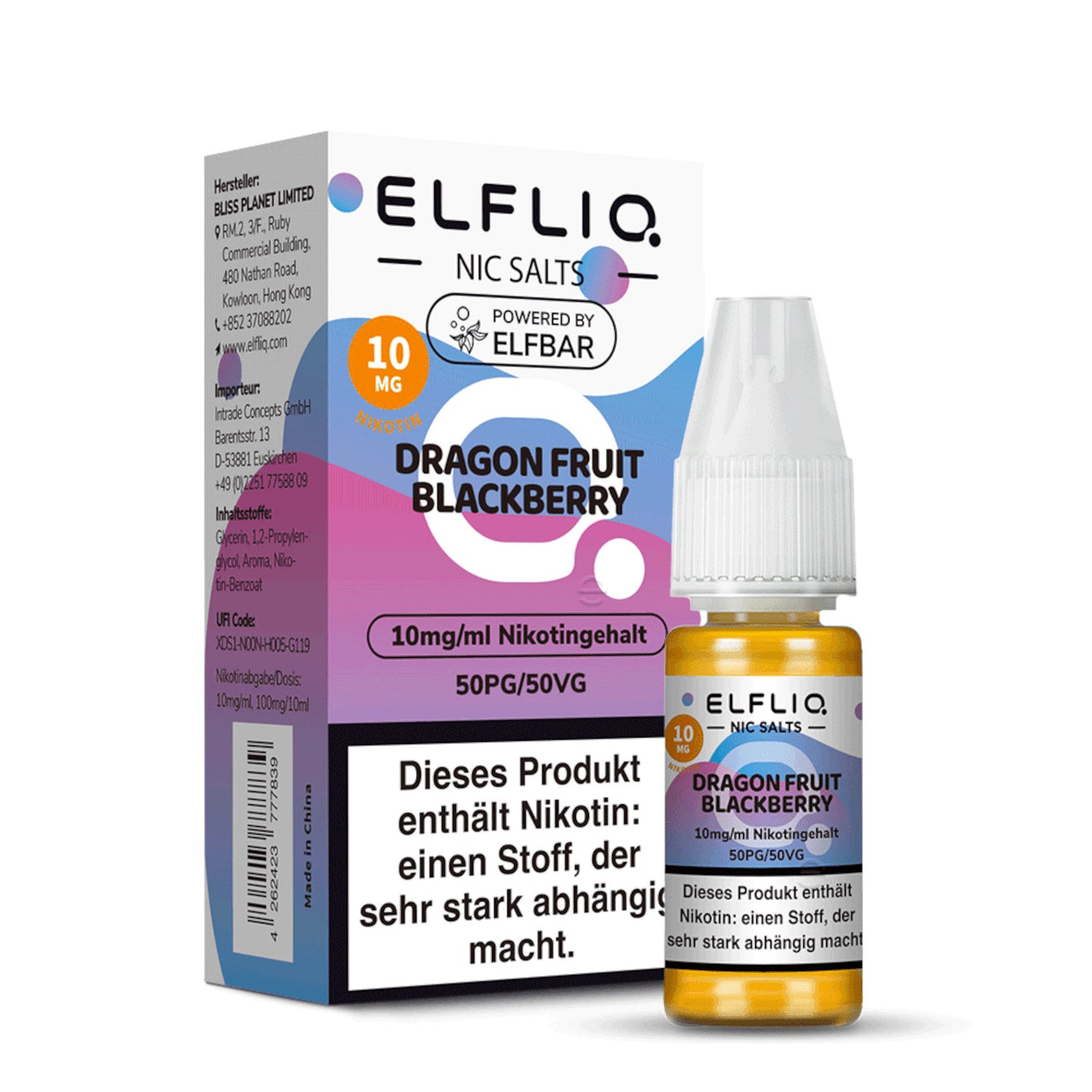 Elfbar Elfliq Dragonfruit Blackberry