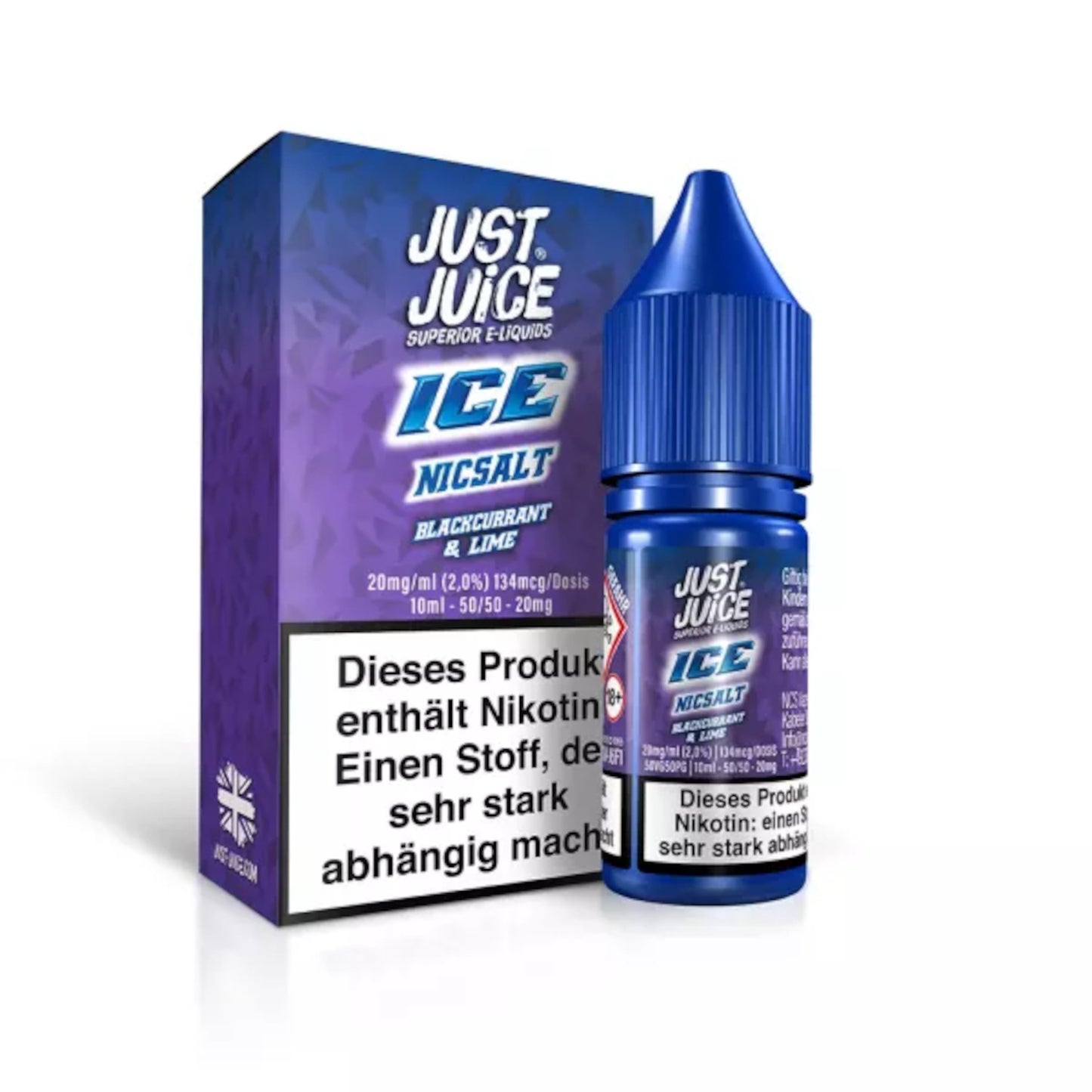 Just Juice Blackcurrant & Lime Ice