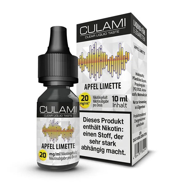 Culami Nikotinsalz Liquid 10ml Apfel Limette