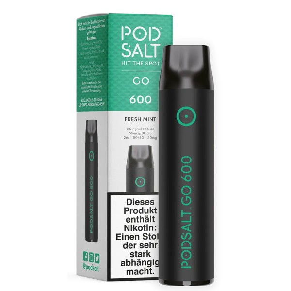 Pod Salt Go 600 Fresh Mint